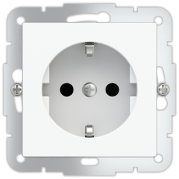 Power Socket Schuko version (German standard) 55x55 mm