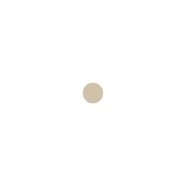 Kit of 1 round button Proxima series Metal Beige Luxor
