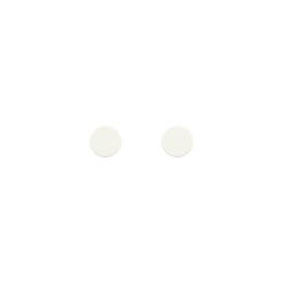 Kit of 2 round buttons Proxima series Metal Warm White
