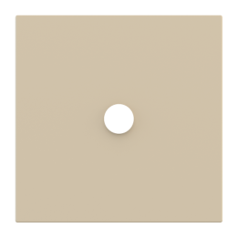 Square magnetic plate for a 1-rocker push button Proxima series Metal Beige Luxor