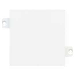 Square hole cover (55x55) Plastic White