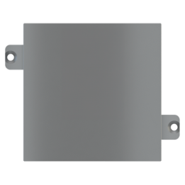 Square hole cover (55x55) Metal Titanium