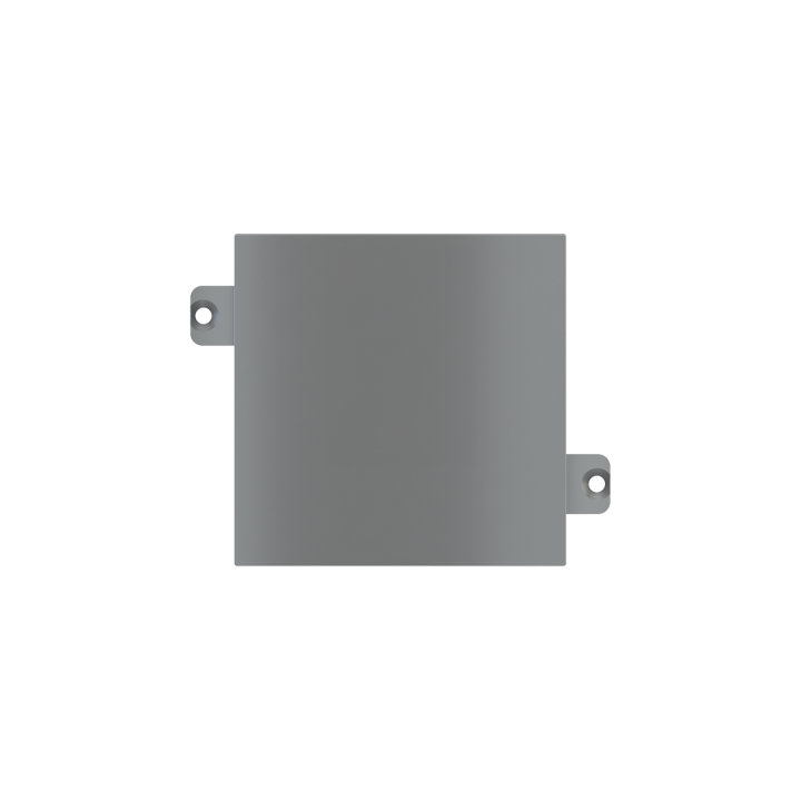Square hole cover (55x55) Metal Titanium