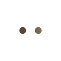 Kit of 2 round buttons Proxima series Metal Bronze Corked