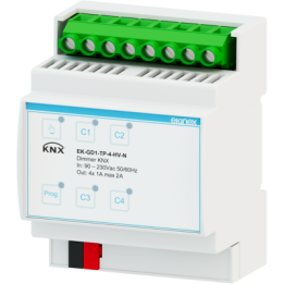 Dimmer KNX 90-230V~50/60Hz 4 channels with common Neutral