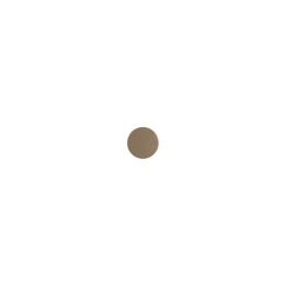 Kit of 1 round button Proxima series Metal Dark Chocolate