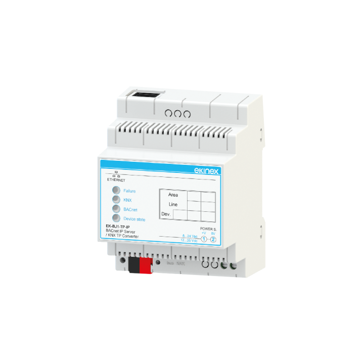 Gateway BACnet IP server - KNX TP - KNX Compatible