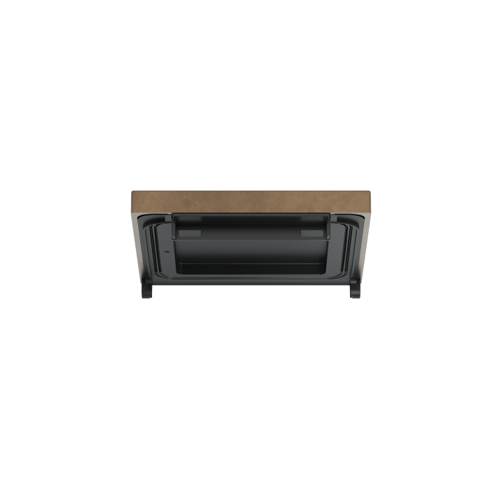 Square plate for Waterproof cover Metal Bronze Corked