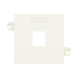 Cover for Keystone system version 1 connector - painted ice white