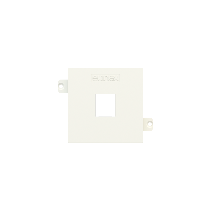 Cover for Keystone system version 1 connector - painted ice white