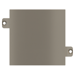 Square hole cover (55x55) Metal Nickel
