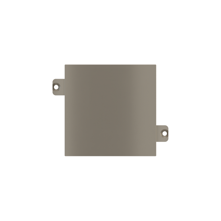 Ekinex накладка 55x55 mm никель металл EK-A55-GBR