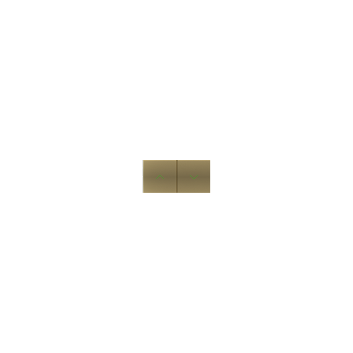 Kit 1 20Venti rectangular rocker for adjustments with symbols Metal Brass