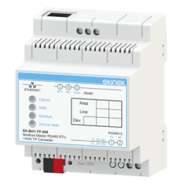 Gateway Modbus RS485 master RTU - KNX TP - KNX Compatible