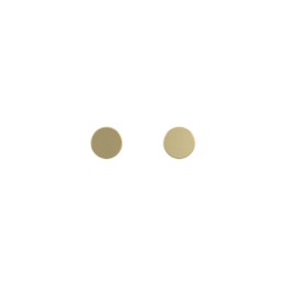 Kit of 2 round buttons Proxima series Metal Brass