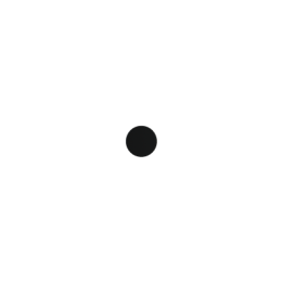 Kit of 1 round button Proxima series Metal Insense Black