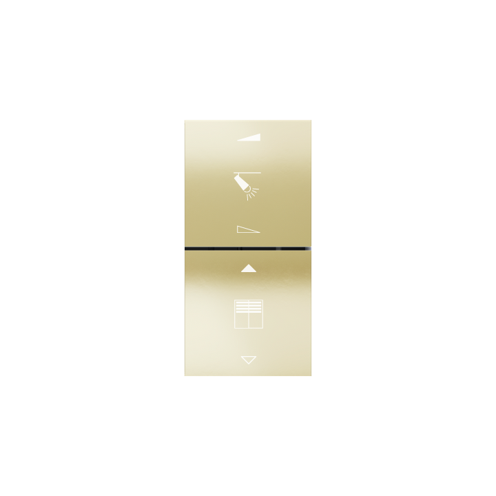 Ekinex накладка FF 40x40 mm Champagne металл EK-TQQ-CHA-EF2-