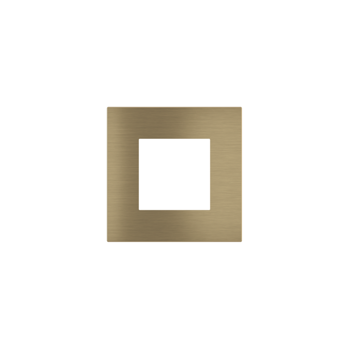Square magnetic plate (45x45 mm window) Proxima series Metal Antique Brass