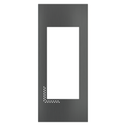 Frame no-screw for flush mounting Dico Metal Carbon
