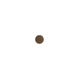 Kit of 1 round button Proxima series Metal Bronze Corked