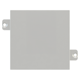 Square hole cover (55x55) Plastic Silver