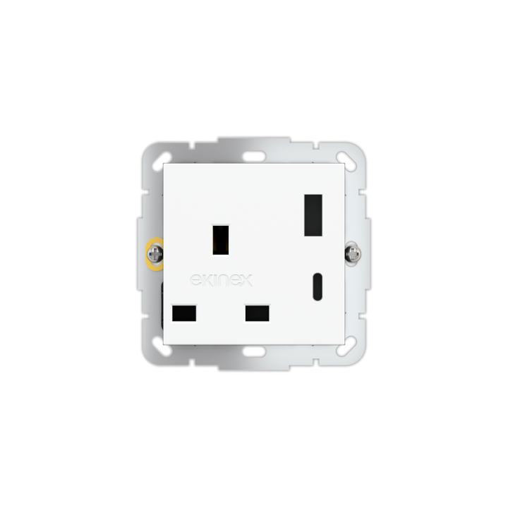 Ekinex розетка 55x55 mm EK-PWS-UK-USB