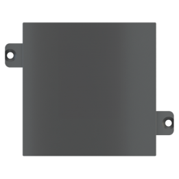 Square hole cover (55x55) Metal Carbon