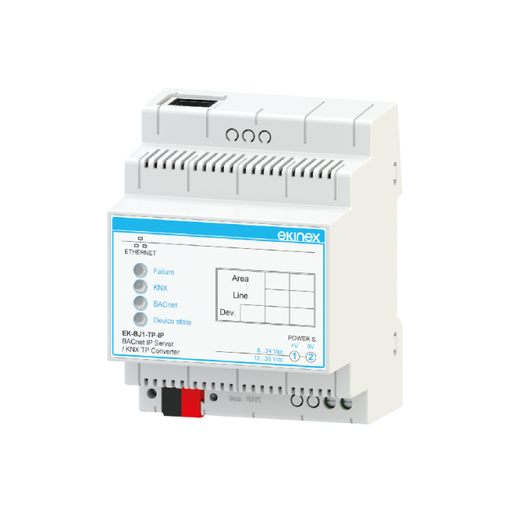 Gateway BACnet MS/TP server - KNX TP - KNX Compatible