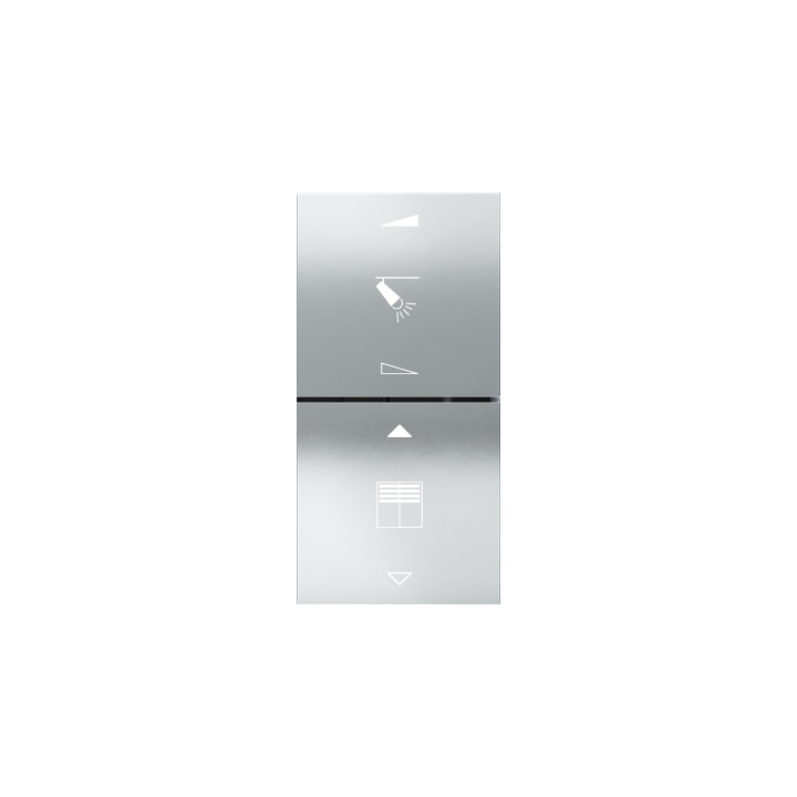 Kit 2 rockers FF square (40x40) for EF2 Metal HT Chrome