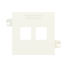 Cover for Keystone system version 2 connectors - painted White