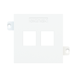 Cover for Keystone system version 2 connectors - painted Pure white