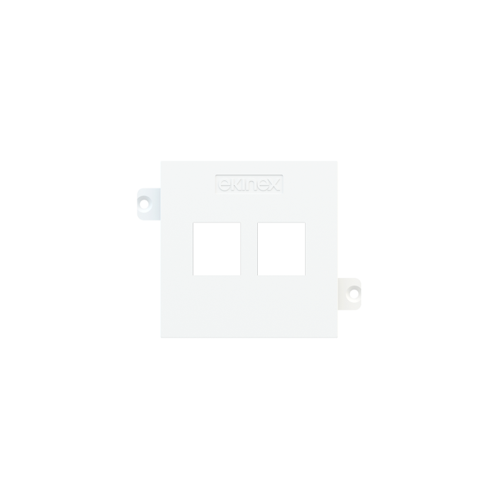 Cover for Keystone system version 2 connectors - painted Pure white