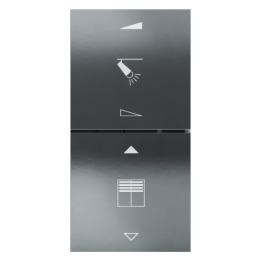 Kit 2 rockers FF square (40x40) for EF2 Metal HT Black Metal