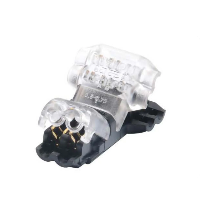 Conector de cable 2 pines forma T 300V 9A IP40