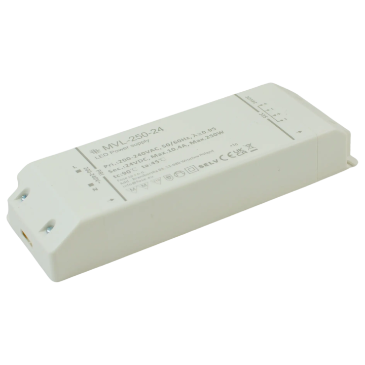 Constant Voltage Power Supply 24V 250W PFC