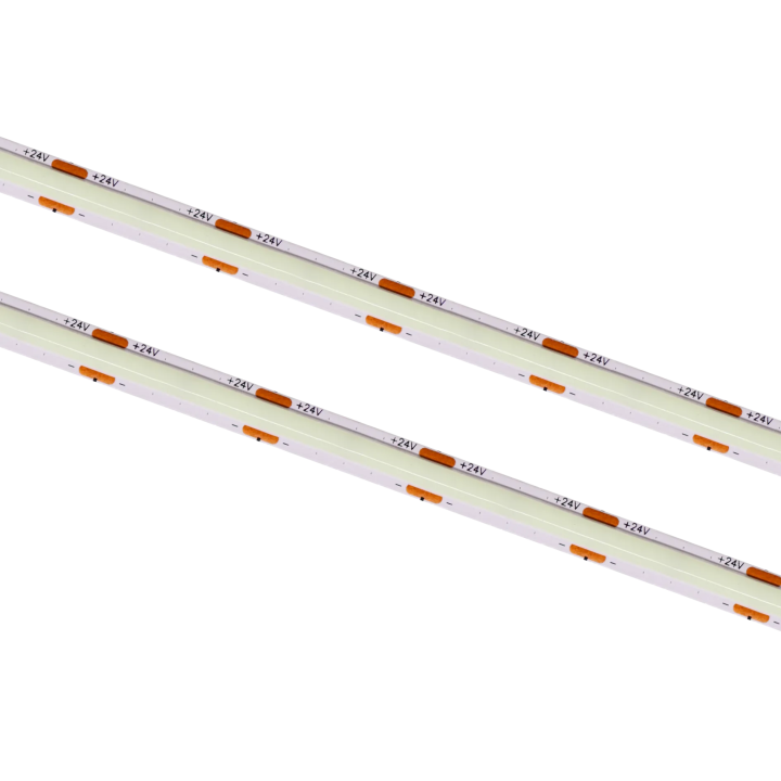 LED-strip SOB 320 24V 10W Ice Blue IP20 820lm 8mm