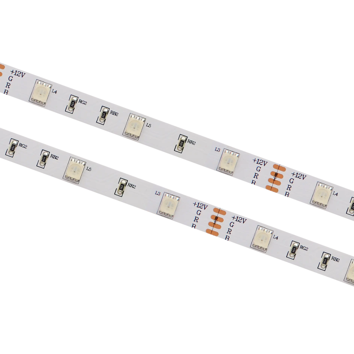 LED-strip 30LED/m 1m 12V 7.2W RGB IP20 275lm 10mm