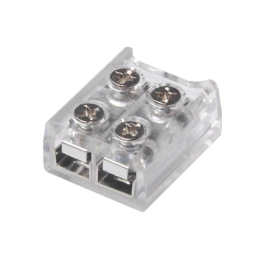 Conector tira LED 8mm atornillado a cable 2pin 6A 22-16AWG SMD/COB