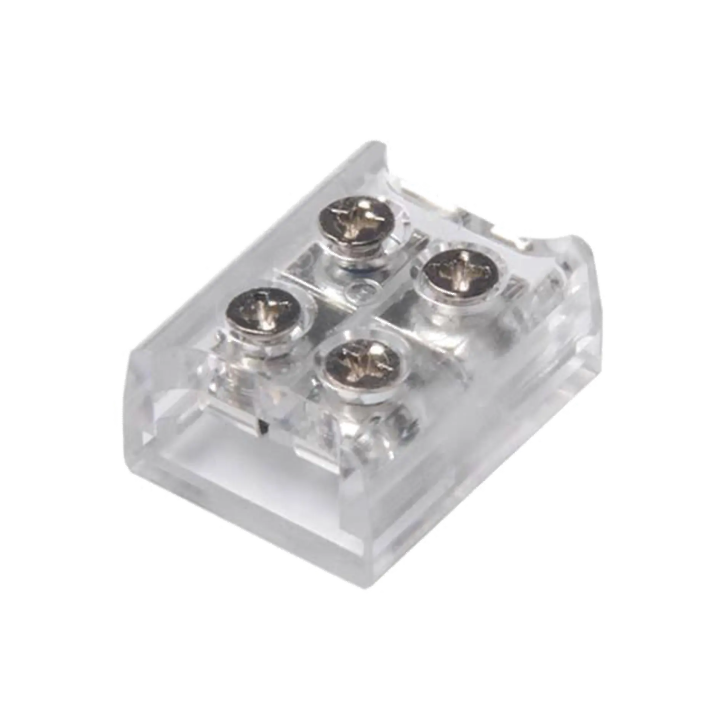 Conector tira LED 10mm atornillado 2pin 6A SMD/COB