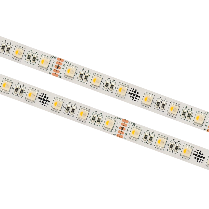 Taśma 60LED/m 1m 24V 19.2W RGB+6000K IP20 1010lm 12mm