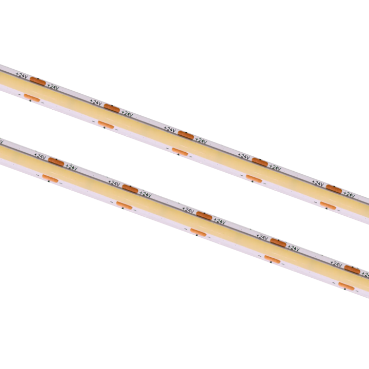 LED-strip SOB 320 24V 10W Yellow IP20 1050lm 8mm
