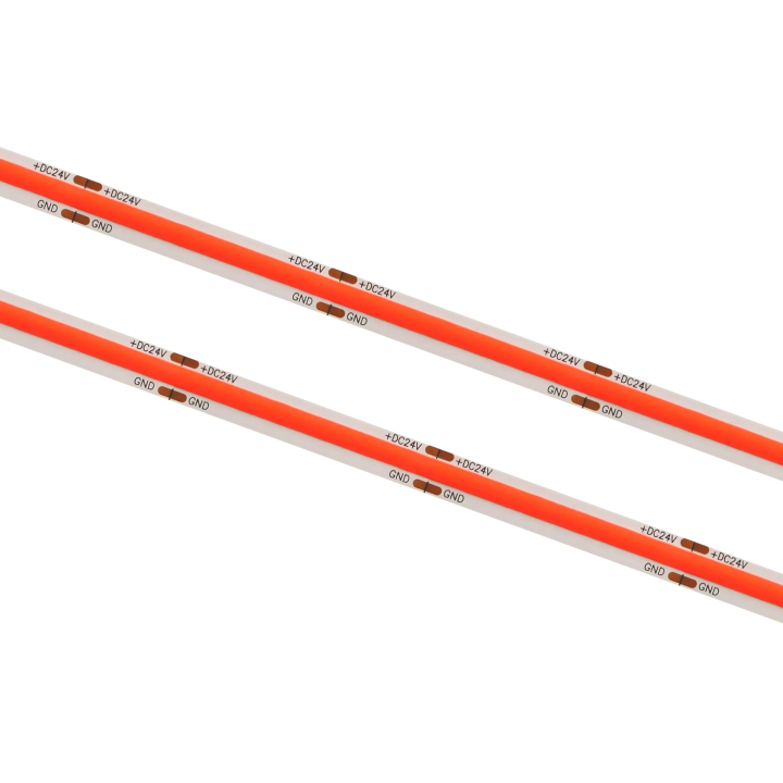 LED-Streifen COB 24V 10W Rot IP20 230lm 8mm