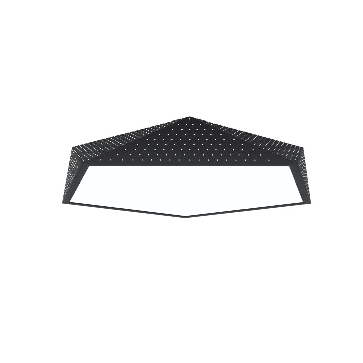 Immax NEO BRILIANT Smart Ceiling Light 80cm 56W 3920lm Black Zigbee 3.0