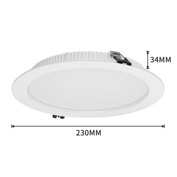 Immax NEO DOWN Smart Ceiling Luminaire 23cm 36W Wi-Fi Bluetooth CCT Dimmable White 07295L