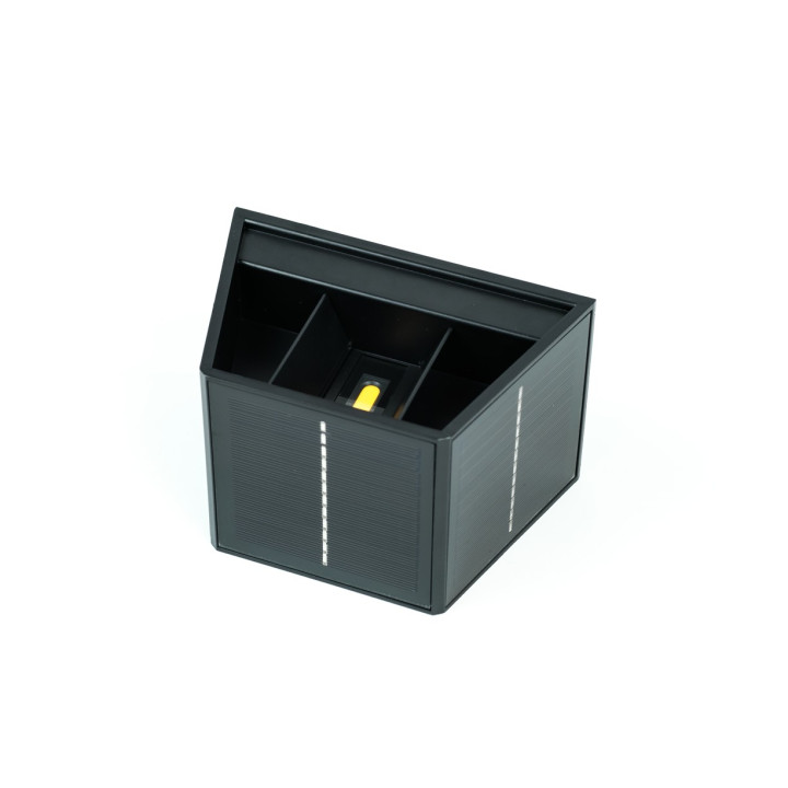 Immax 08489L WALL-3 Outdoor Solar LED Wall Light, 2W, IP54