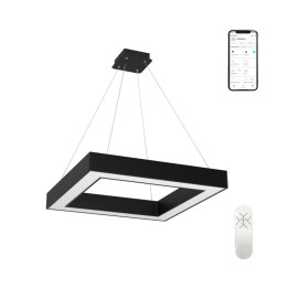 Immax NEO CANTO Smart Ceiling/Wall Light 80x80cm 60W Black Zigbee 3.0
