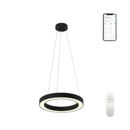 Immax NEO PASTEL Smart Ceiling Light 60cm 52W Black Zigbee 3.0