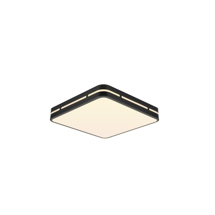 Immax NEO LITE PERFECTO Smart Ceiling Light Square 30cm 24W Black Tuya Wi-Fi