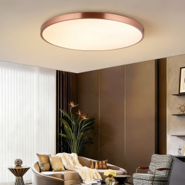 Immax NEO LITE SEMPLICI Smart Ceiling Light Tuya WiFi BEACON 100cm 128W 9088lm Copper/Rose Gold