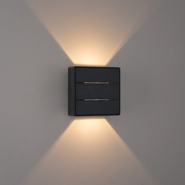 Immax 08520L LUXLINE Outdoor Smart Wall Light LED 6W 3000K IP54 Black